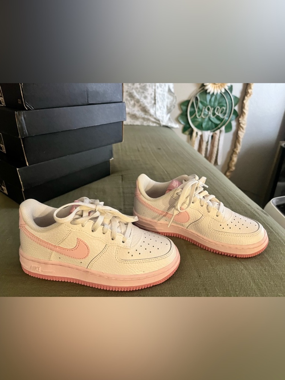 White/Pink Foam AF1